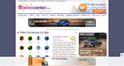 Desktop Screenshot of horoscope.astrocenter.com